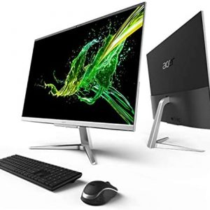 Acer Aspire C27-962-UA91 AIO Desktop, 27" Full HD Display, 10th Gen Intel Core i5-1035G1, NVIDIA GeForce MX130, 12GB DDR4, 512GB SSD, 802.11ac Wi-Fi, Wireless Keyboard and Mouse, Windows 10 Home