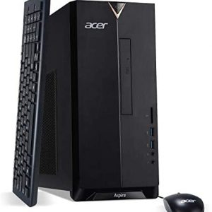 Acer Aspire TC-390-UA92 Desktop, AMD Ryzen 5 3400G Quad-Core Processor, AMD Radeon RX Vega 11 Graphics, 12GB DDR4, 512GB NVMe M.2 SSD, 8X DVD, Wi-Fi 5, Windows 10 Home