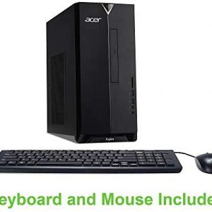 Acer Aspire TC-390-UA92 Desktop, AMD Ryzen 5 3400G Quad-Core Processor, AMD Radeon RX Vega 11 Graphics, 12GB DDR4, 512GB NVMe M.2 SSD, 8X DVD, Wi-Fi 5, Windows 10 Home