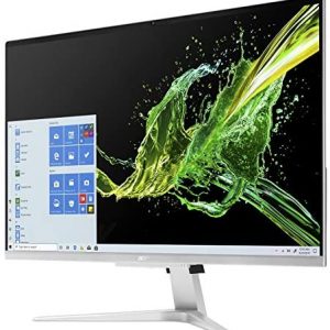 Acer Aspire C27-962-UA91 AIO Desktop, 27" Full HD Display, 10th Gen Intel Core i5-1035G1, NVIDIA GeForce MX130, 12GB DDR4, 512GB SSD, 802.11ac Wi-Fi, Wireless Keyboard and Mouse, Windows 10 Home