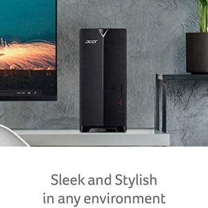 Acer Aspire TC-885-UA91 Desktop, 9th Gen Intel Core i3-9100, 8GB DDR4, 512GB SSD, 8X DVD, 802.11AC Wifi, USB 3.1 Type C, Windows 10 Home,Black