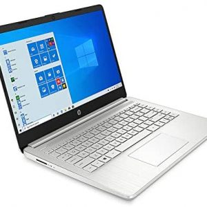 HP Premium Laptop (2021 Latest Model), 14" HD Touchscreen, AMD Athlon Processor, 8GB RAM, 128GB SSD, Webcam, HDMI, Bluetooth, Wi-fi, Long Battery Life, Online Conferencing, Natural Silver, Win 10