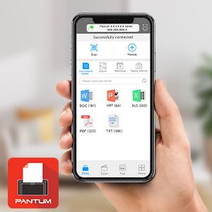 wireless laser printer pantum app
