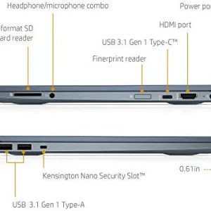 HP Pavilion 13-inch Light and Thin Laptop Intel Core i3-8145U Processor, 4 GB RAM, 128GB SSD, WiFi, Bluetooth, HDMI, Fingerprint Reader, Backlit Keyboard, Wins 10 S (Renewed)