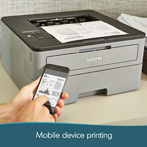 Brother Compact Monochrome Laser Printer, HL-L2350DW, Wireless Printing, Duplex Two-Sided Printing, Bitswift Shop Dash Replenishment Ready