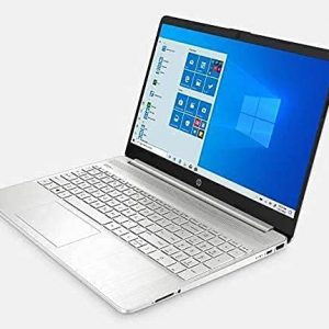 HP 15.6" HD Touchscreen Laptop 11th Gen Intel Dual-Core i3-1115G4 Up to 4.1GHz Beats i7-8550U, 8GB RAM, 256GB SSD, WiFi, HDMI, Bluetooth, Webcam, Windows 11, Silver, EROSEFLAMINGO Accessories