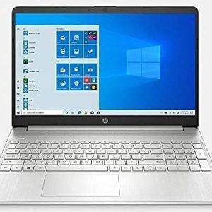 HP 15.6" HD Touchscreen Laptop 11th Gen Intel Dual-Core i3-1115G4 Up to 4.1GHz Beats i7-8550U, 8GB RAM, 256GB SSD, WiFi, HDMI, Bluetooth, Webcam, Windows 11, Silver, EROSEFLAMINGO Accessories