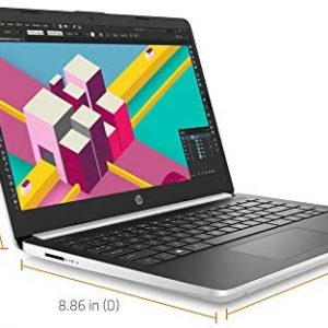 HP 14 Series 14" HD SVA BrightView WLED-Backlit Laptop, Intel 10th Gen Core i3-1005G1 up to 3.4GHz, 4GB DDR4, 128GB SSD, USB 3.1-C, Webcam, 802.11ac, Bluetooth, HDMI, Windows 10 Home in S Mode