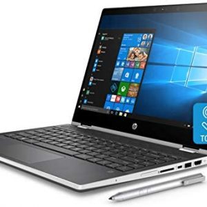 HP Pavilion x360 2-in-1 14" Laptop Intel Core i3 8GB SDRAM 128GB SSD Ash Silver Keyboard Frame, Natural Silver