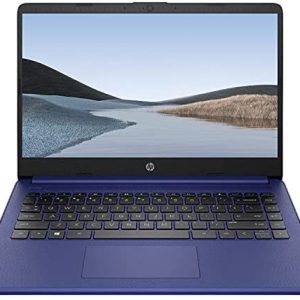 2021 Newest HP Premium 14-inch HD Laptop, Intel Dual-Core Processor Up to 2.8GHz, 16GB RAM, 64GB eMMC Storage, Webcam, Bluetooth, HDMI, Wi-Fi, Blue, Windows 10 with 1 Year Microsoft 365