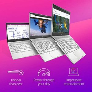HP Pavilion 13-Inch Laptop, 10th Gen Intel Core i5-1035G1, 8 GB SDRAM Memory, 512 GB Solid-State Drive, Windows 10 Home (13-an1010nr, Mineral Silver)