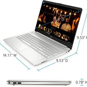 2022 Newest HP 15.6" HD Touchscreen Laptop, AMD Ryzen 3 3250U, Dual Core Upto 3.5GHz (Beat i5-7200U) , 8GB RAM, 256GB NVMe SSD, Webcam, Wi-Fi 5, Bluetooth, Fast Charge, Windows 11 S+MarxsolCables