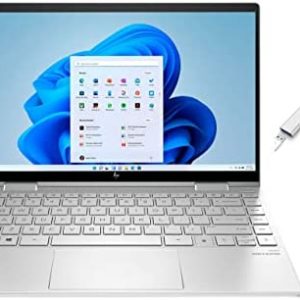 HP Envy X360 2-in-1 FHD OLED Touch-Screen Laptop | 11th Generation Intel Core i7-1195G7 8GB DDR4 RAM 512GB SSD Backlit Keyboard Fingerprint Windows 11 Home with USB3.0 Bundle Silver 13-13.99 inches