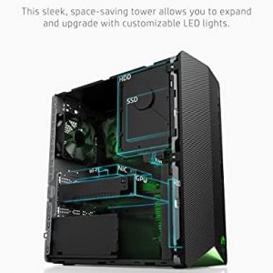 HP Pavilion Gaming PC, NVIDIA GeForce GTX 1650, 11th Gen Intel Core i5-11400F Processor, 8 GB RAM, 512 GB SSD, Windows 11, Wi-Fi 5 & Bluetooth 4.2, 9 USB Ports, Pre-Built PC (TG01-2040, 2021)