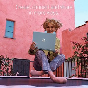 HP Pavilion 14" FHD IPS Touch Screen Student and Family Laptop, Intel Core i5-1035G1, WiFi 6, Google Classroom, 16GB DDR4 RAM, 512GB SSD, Bundle with Woov Laptop Sleeve, Windows 10, Cloud Blue