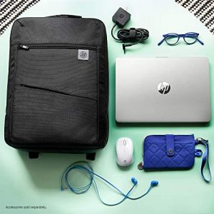 HP 14-inch Laptop, Intel Pentium Silver N5000 Processor, 4 GB SDRAM, 128 GB Solid State Drive, Windows 10 Home in S Mode (14-df0010nr, Natural Silver)