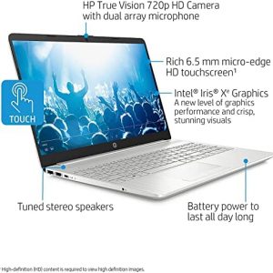 HP Laptop 15.6 HD Touchscreen for Business 2022, Intel Core i5-1135G7 (Beat i7-1065G7), 16GB RAM, 512GB SSD, Backlit Keyboard, HDMI, WiFi, Webcam, Windows 10 + CUE Accessories