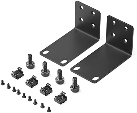 PhyinLan Universal Rack Mount Kit 1U Rack Ears for NETGEAR Series Switches (JGS/MS/RPS/SRX/XS/XSM/FS Series)