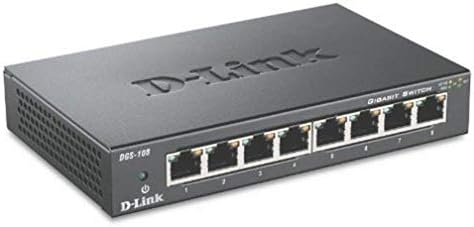 D-Link DGS-108 8-Port Gigabit Ethernet Switch