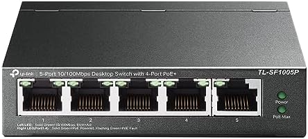 Davuaz 2.5G Unmanaged Ethernet Switch with 4 x 2.5G Base-T Ports and 2 x  10G SFP Uplink Port, Compatible with 100/1000/2500Mbps, Fanlesss Design,  Plug & Play, Metal 2.5Gb Network Switch 