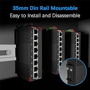 din rail ethernet switch