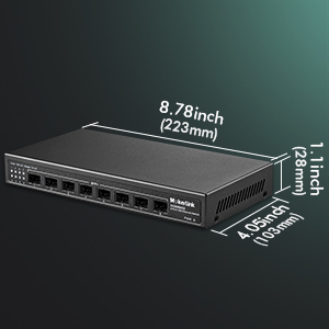 8 port 10G ethernet Switch