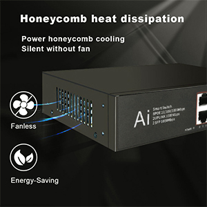 Honeycomb heat dissipation