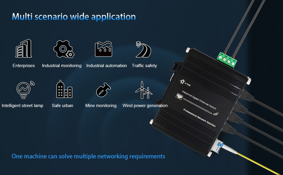 Industrial 8 ports 30W poe switch with 2 sfp slots A+5