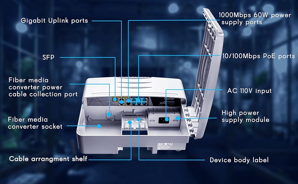 outdoor poe switch