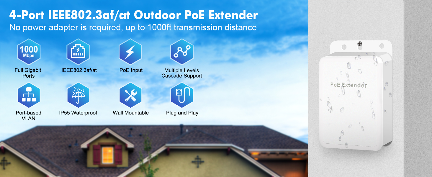 outdoor poe extender