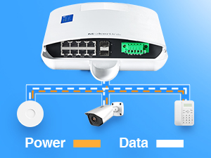 10-Port Gigabit Outdoor PoE Switch