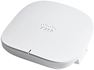 Cisco Business Ethernet 150AX Wi-Fi 6 2x2 Access Point 1 GbE Port dual band- Ceiling Mount, PoE Injector Included, 3-Year Hardware Protection (CBW150AX-B-NA)