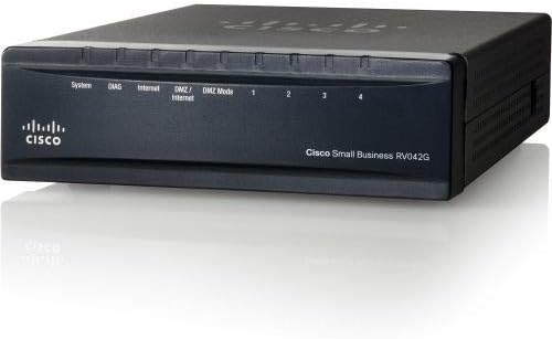 Cisco Rv042 Dual Wan VPN Router - Refurbished - 6 Ports - Slotsgigabit Ethernet - Desktop