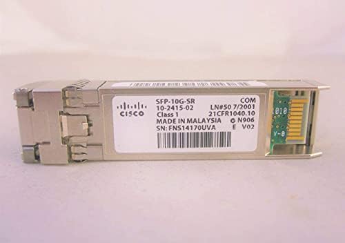 Cisco SFP-10G-SR 10GBASE-SR SFP MOD (Renewed)