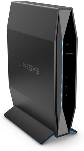Linksys AX1800 Wi-Fi 6 Router Home Networking, Dual Band Wireless AX Gigabit WiFi Router, Speeds up to 1.8 Gbps and Coverage up to 1,500 sq ft, Parental Controls, Maximum 20 Devices (E7351)