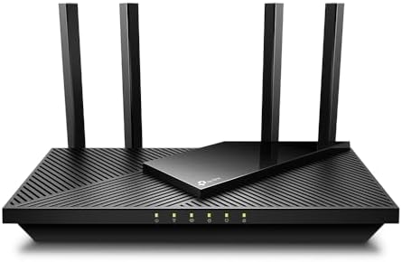 TP-Link AX1800 WiFi 6 Router (Archer AX21) – Dual Band Wireless Internet Router, Gigabit Router, Easy Mesh, Works with Alexa - A Certified for Humans Device