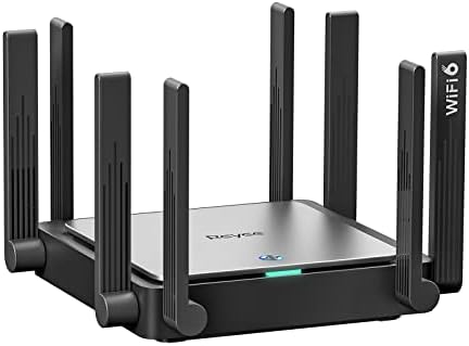 Reyee WiFi 6 Router AX3200 Wireless Internet High Speed Smart Router with 8 Omnidirectional Antennas, Dual Band Gigabit Computer Router Mesh Support for Homes up to 3000 Sq. ft. - E5