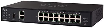 Cisco RV345P VPN Router | 16 Gigabit Ethernet (GbE) Ports | PoE | Dual WAN | Limited Lifetime Protection (RV345P-K9-NA) (Renewed)