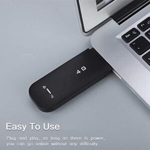 4G Router, 4G LTE USB Portable Smart Router Pocket Mobile Network Hotspot USB Modem Wireless with SIM Card Slot for Car Outdoor